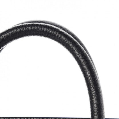 Celine Drummed Calfskin Nano Luggage Black 9 of 10