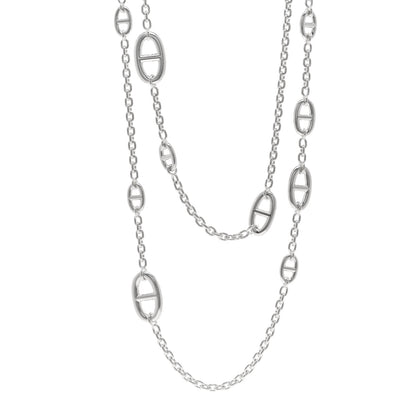 Hermes Sterling Silver Farandole Necklace 160 1 of 5