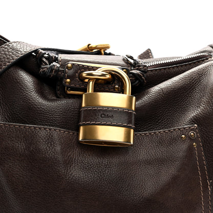 Chloe Calfskin Paddington Hobo Brown 7 of 9