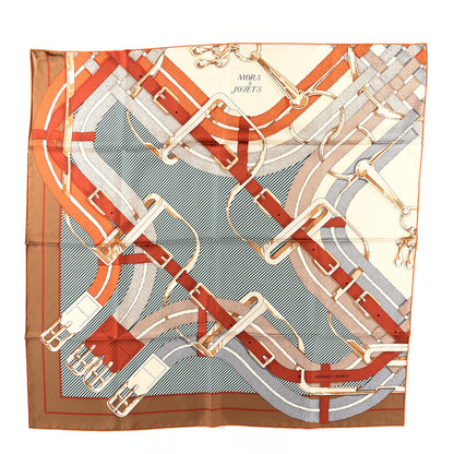 Hermes Silk Mors A Jouets Chemise Scarf 90 2 of 6
