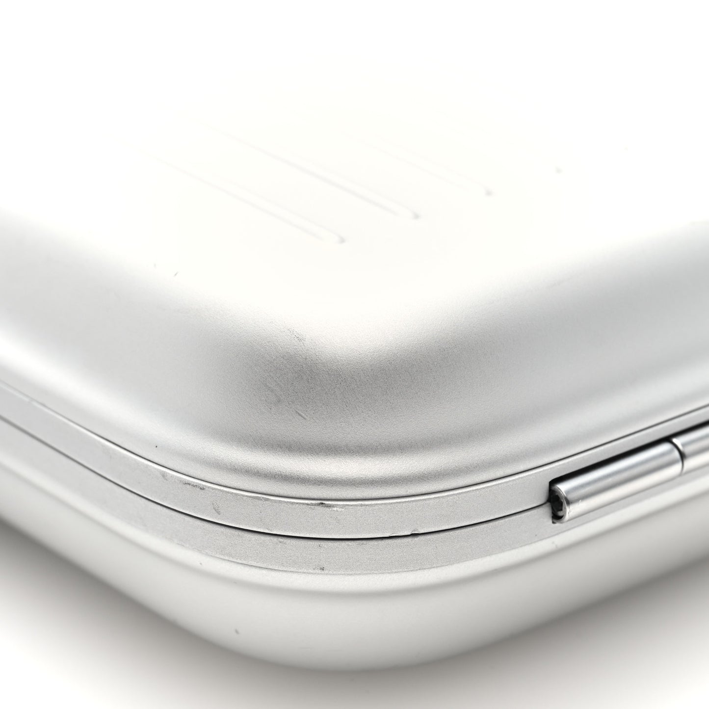 Aluminum Personal Sling Clutch Silver