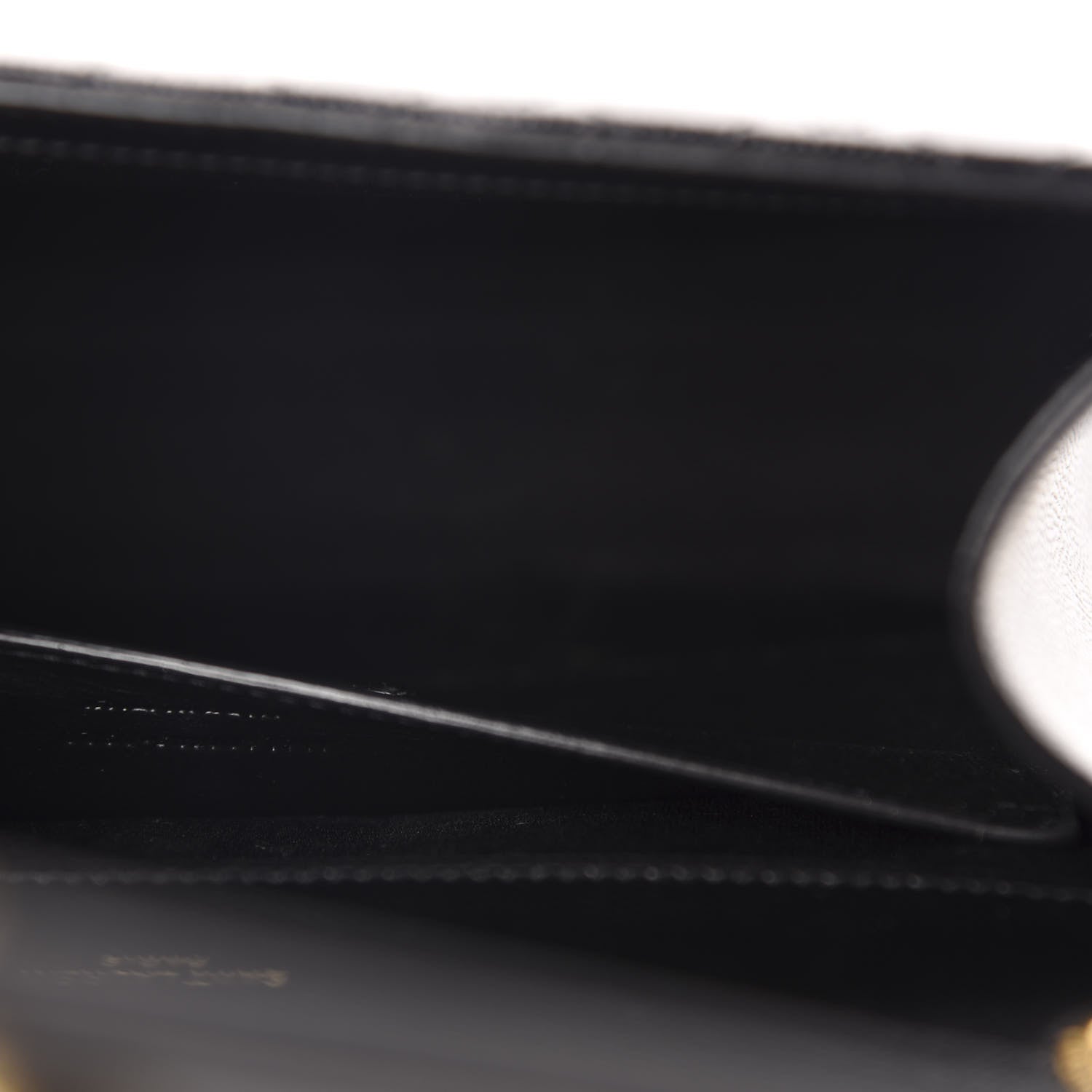 Saint Laurent Grain De Poudre Textured Mixed Matelasse Triquilt Medium Monogram Satchel Black 11 of 12