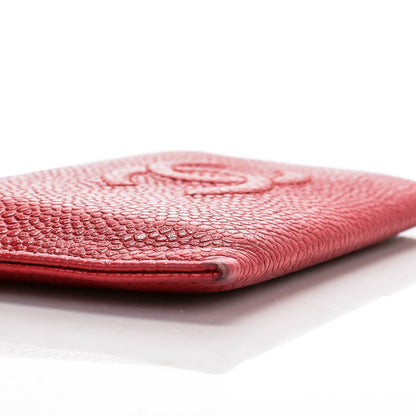 Chanel Caviar Timeless CC Card Holder Red 6 of 9