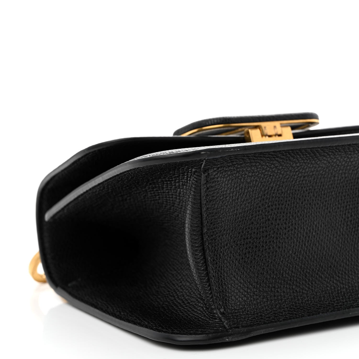 Valentino Garavani Grainy Calfskin Small VSling Shoulder Bag Black 8 of 9