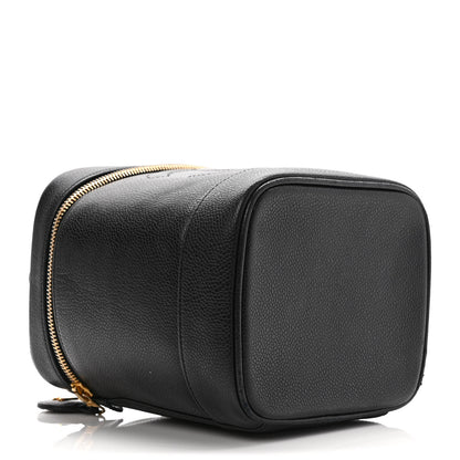Chanel Caviar Vanity Cosmetic Case Black 4 of 9