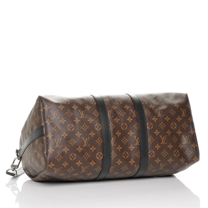 Louis Vuitton Monogram Macassar Keepall Bandouliere 45 4 of 6