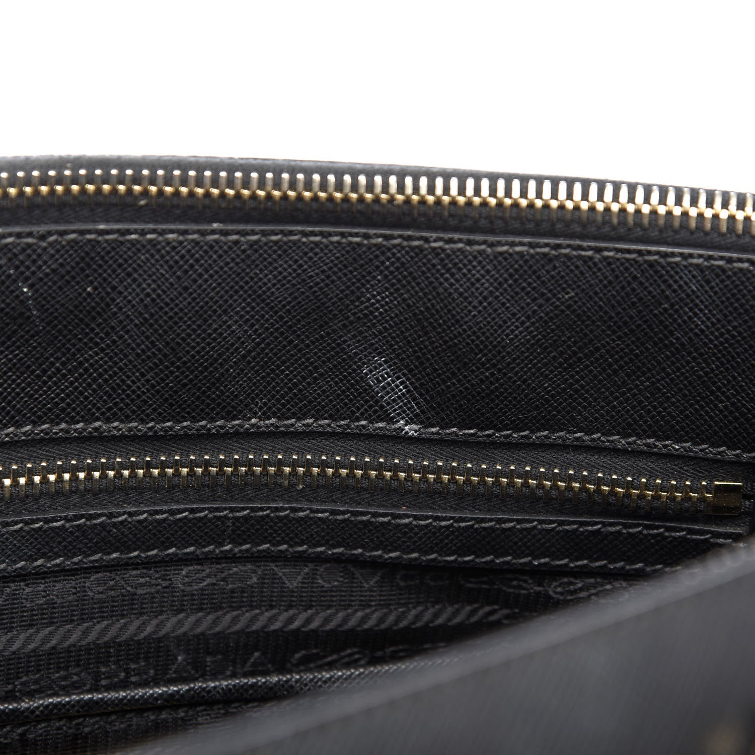 Prada Saffiano Medium Galleria Double Zip Tote Black 8 of 17