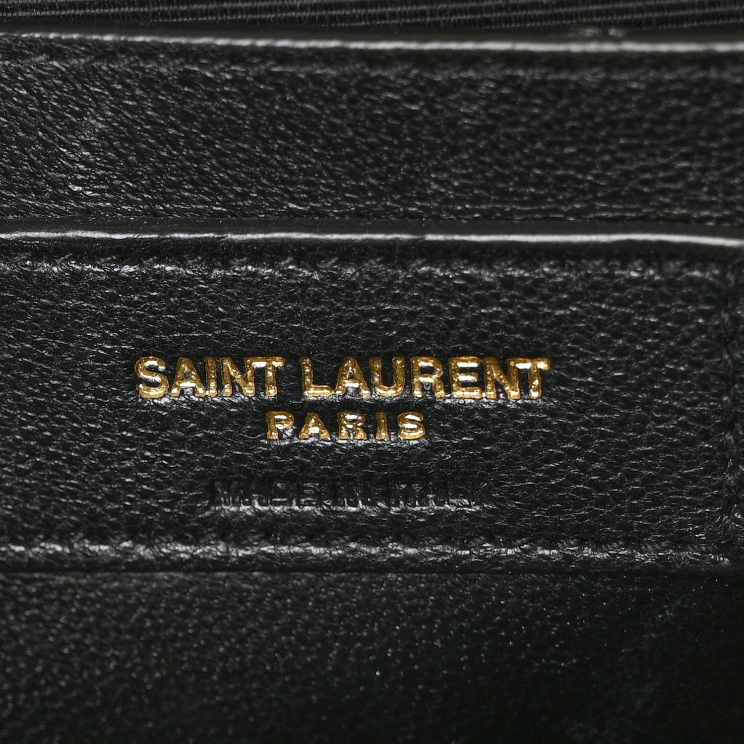 Saint Laurent Grain De Poudre Textured Mixed Matelasse Medium Triquilt Monogram Satchel Dark Latte 6 of 6