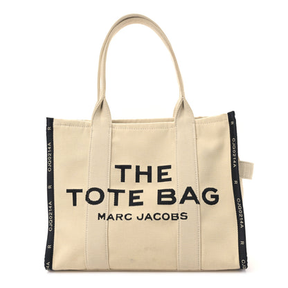 Marc Jacobs Jacquard Large The Traveler Tote Bag Warm Sand 1 of 9