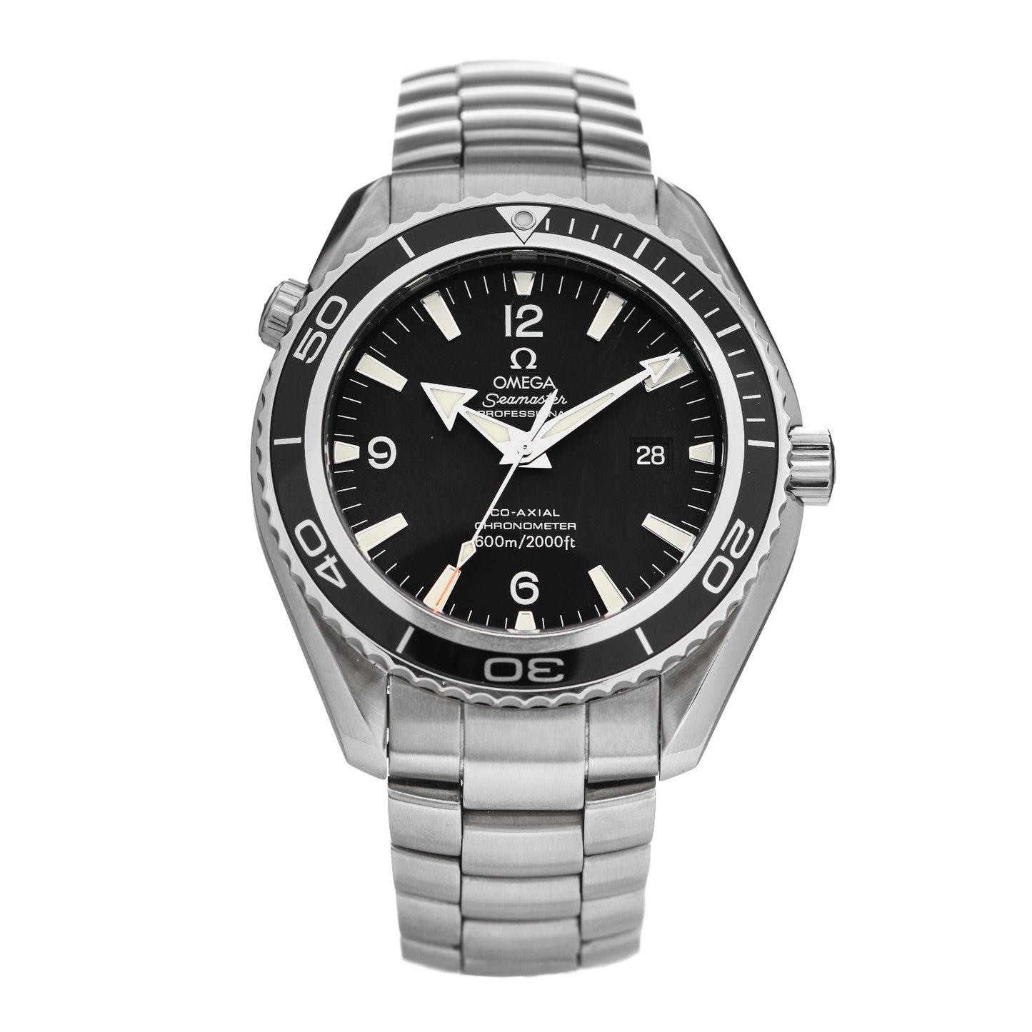 Stainless Steel 45mm Seamaster Planet Ocean Automatic Watch Black 2200.50.00