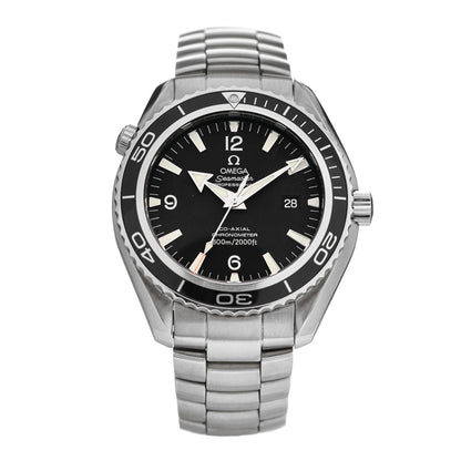 Omega Stainless Steel 45mm Seamaster Planet Ocean Automatic Watch Black 2200.50.00 1 of 5
