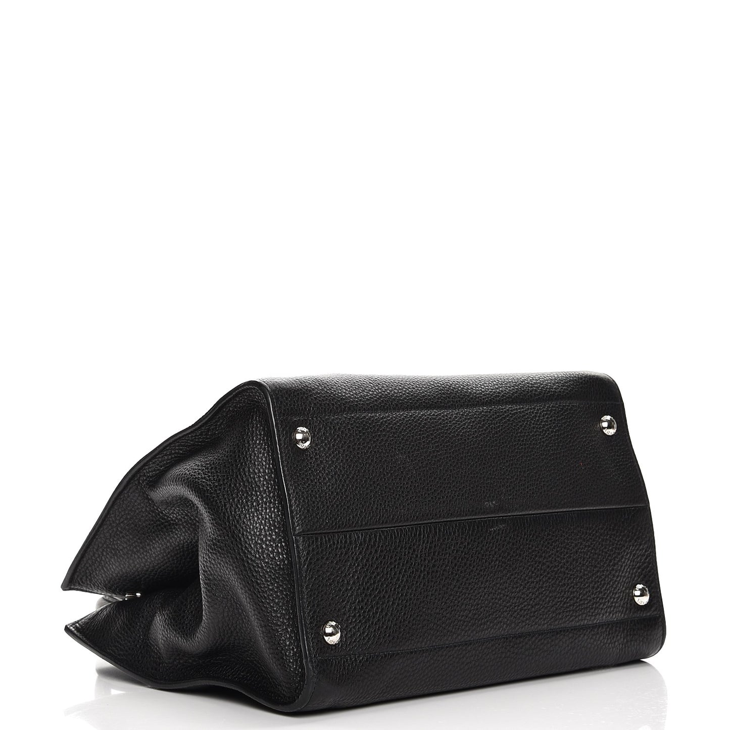 Vitello Daino Tote Nero Black