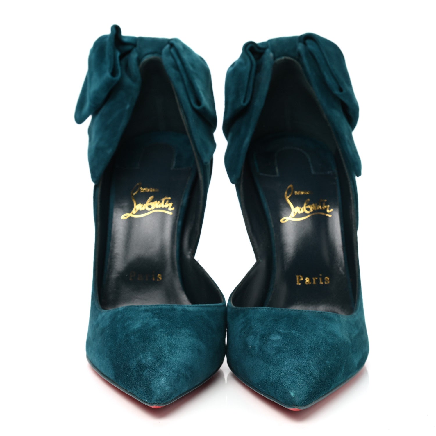 Christian Louboutin Suede Rabakate 100 Pumps 40 Capitaine 2 of 8