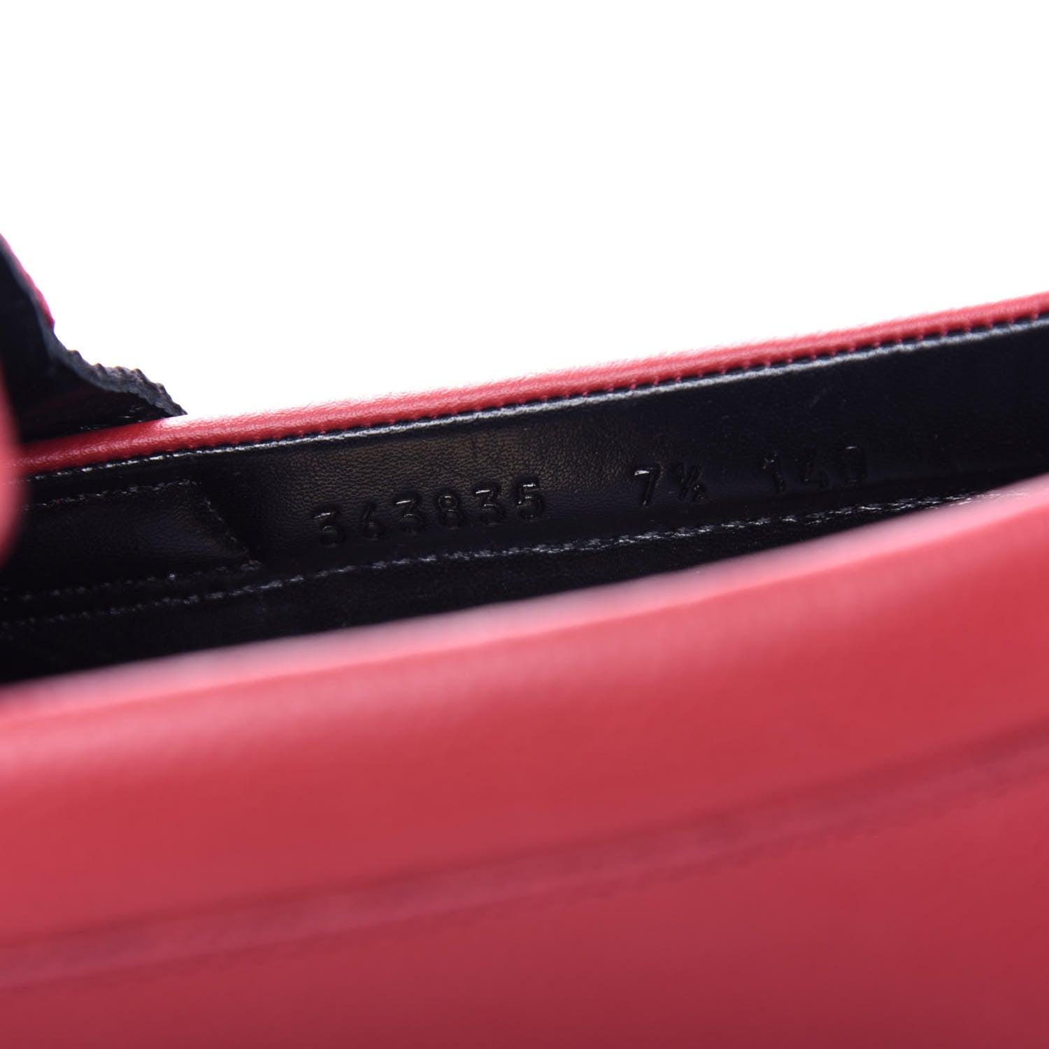 Gucci Calfskin Web Mens Driver Loafers 7.5 Red 10 of 11
