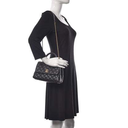 Chanel Caviar Quilted Mini Coco Handle Flap Black 2 of 10