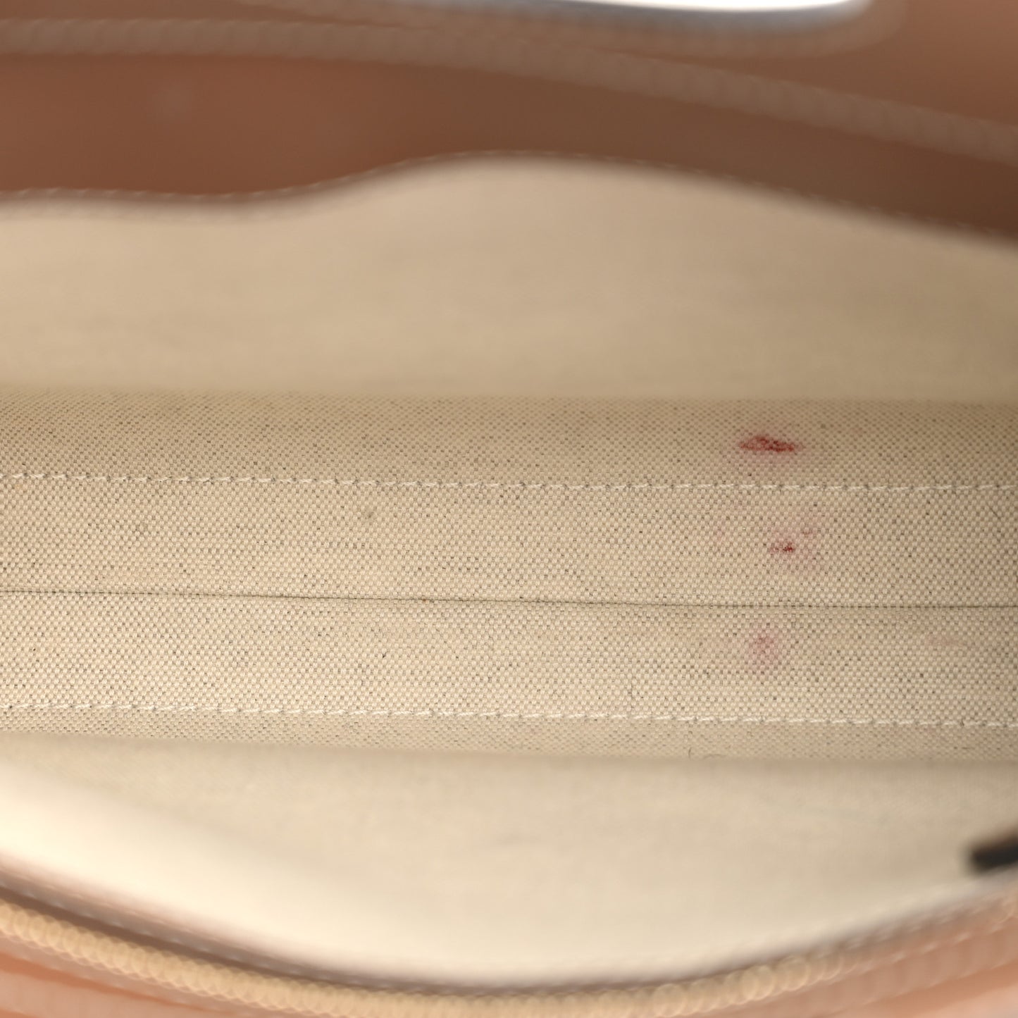 Canvas Smooth Calfskin Two Tone Mini Pocket Bag Natural Malt Brown
