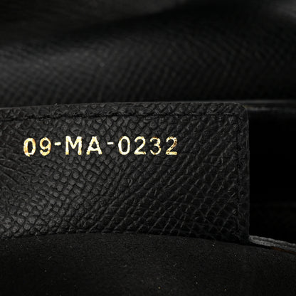 Christian Dior Grained Calfskin Saddle Bag Black 7 of 12