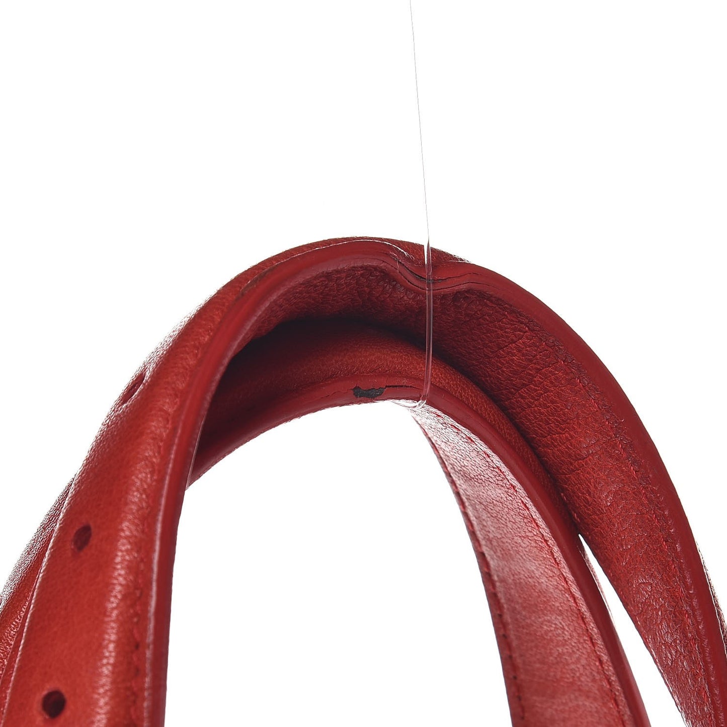 Lambskin PS1 Tote Bright Red