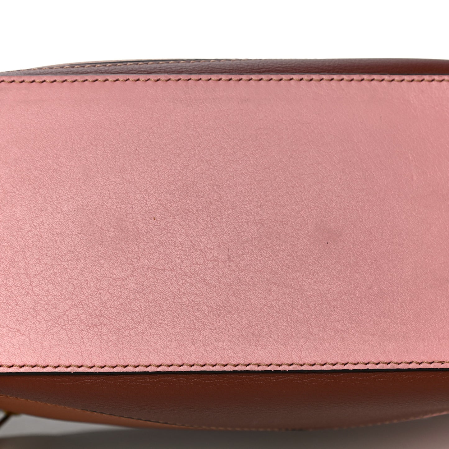 Calfskin Small Puzzle Bag Tan Medium Pink