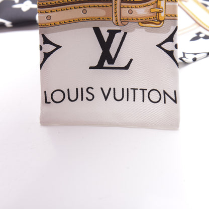 Louis Vuitton Silk Monogram Confidential Bandeau Black 2 of 4