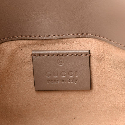 Gucci Calfskin Matelasse Super Mini GG Marmont Shoulder Bag Porcelain Rose 6 of 11