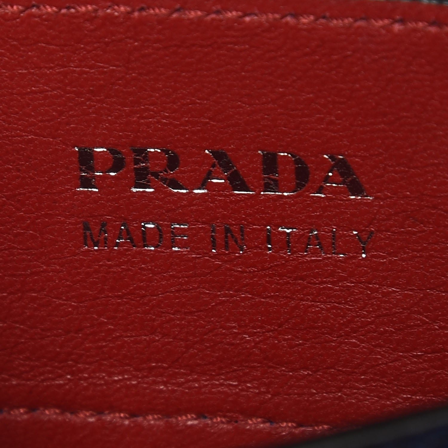 Prada Saffiano Cuir Small Double Handle Tote Inchiostro 7 of 11