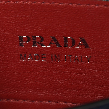 Prada Saffiano Cuir Small Double Handle Tote Inchiostro 7 of 11