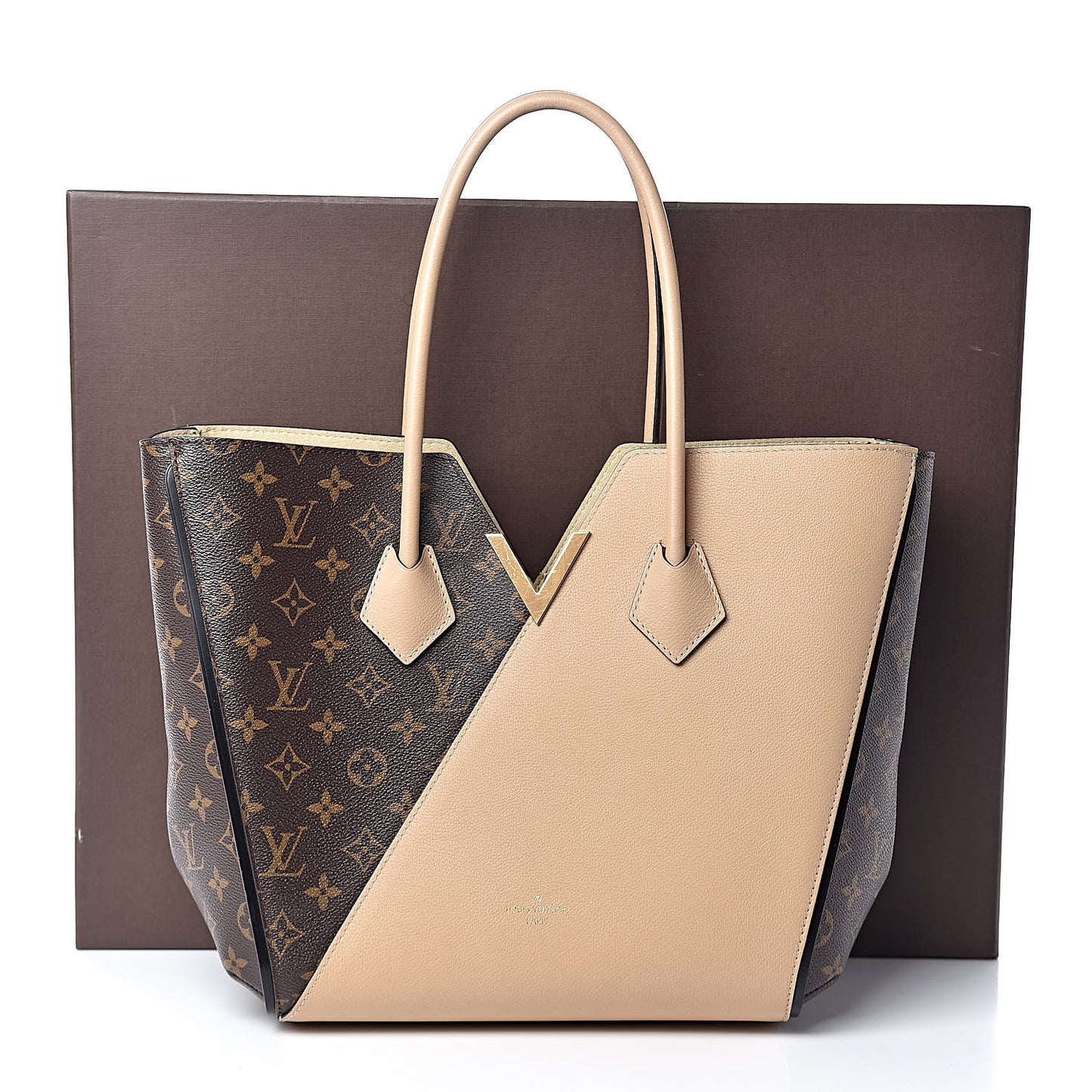 Calfskin Monogram Kimono Tote Dune
