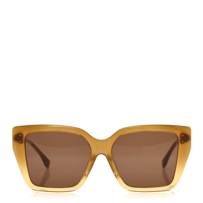 Fendi Acetate FF Diamonds Square Sunglasses FE40161F Yellow 2 of 8
