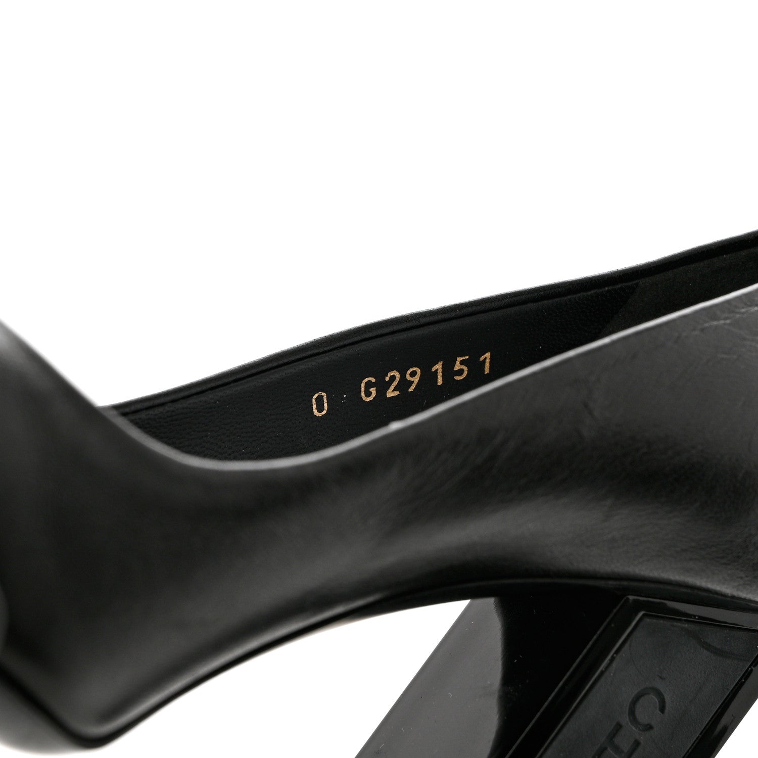 Chanel Lambskin Logo Pumps 37 Black 6 of 14