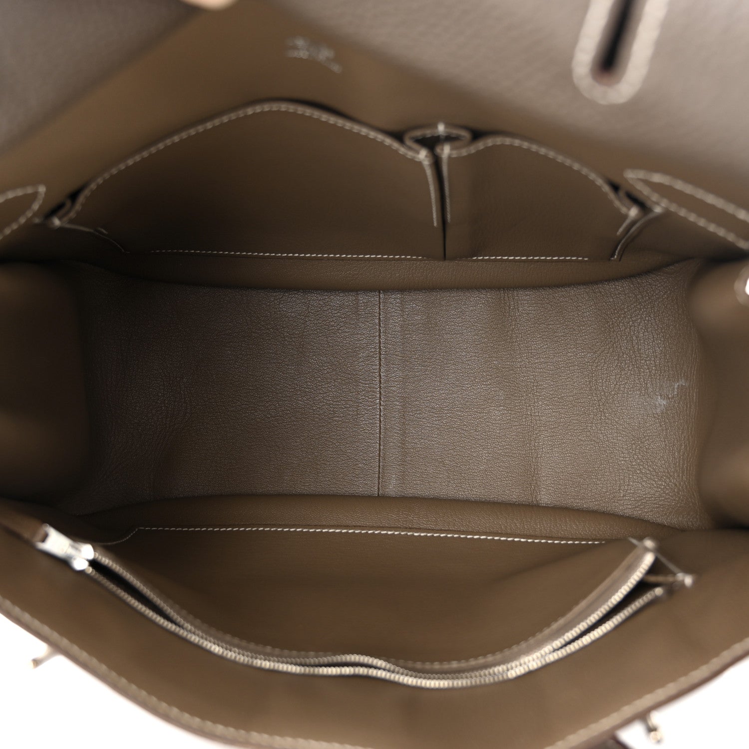 Hermes Taurillon Clemence Jypsiere 34 Etoupe 5 of 14