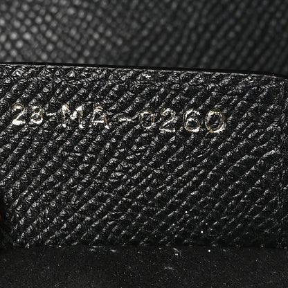 Christian Dior Grained Calfskin Saddle Bag Black 7 of 10