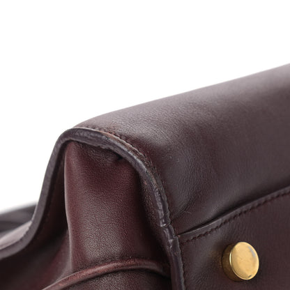 Saint Laurent Calfskin Small Sac De Jour Amarena 8 of 22