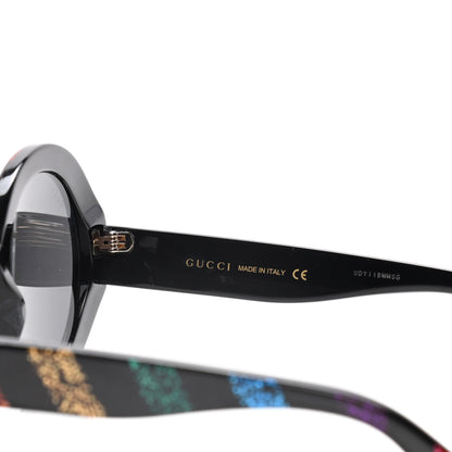 Gucci Acetate Round Glitter GG0319S Sunglasses Rainbow 6 of 8