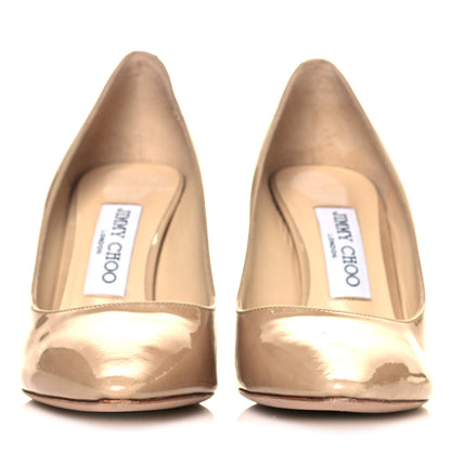Jimmy Choo Patent Agnes 85 Pumps 36.5 Beige 2 of 10