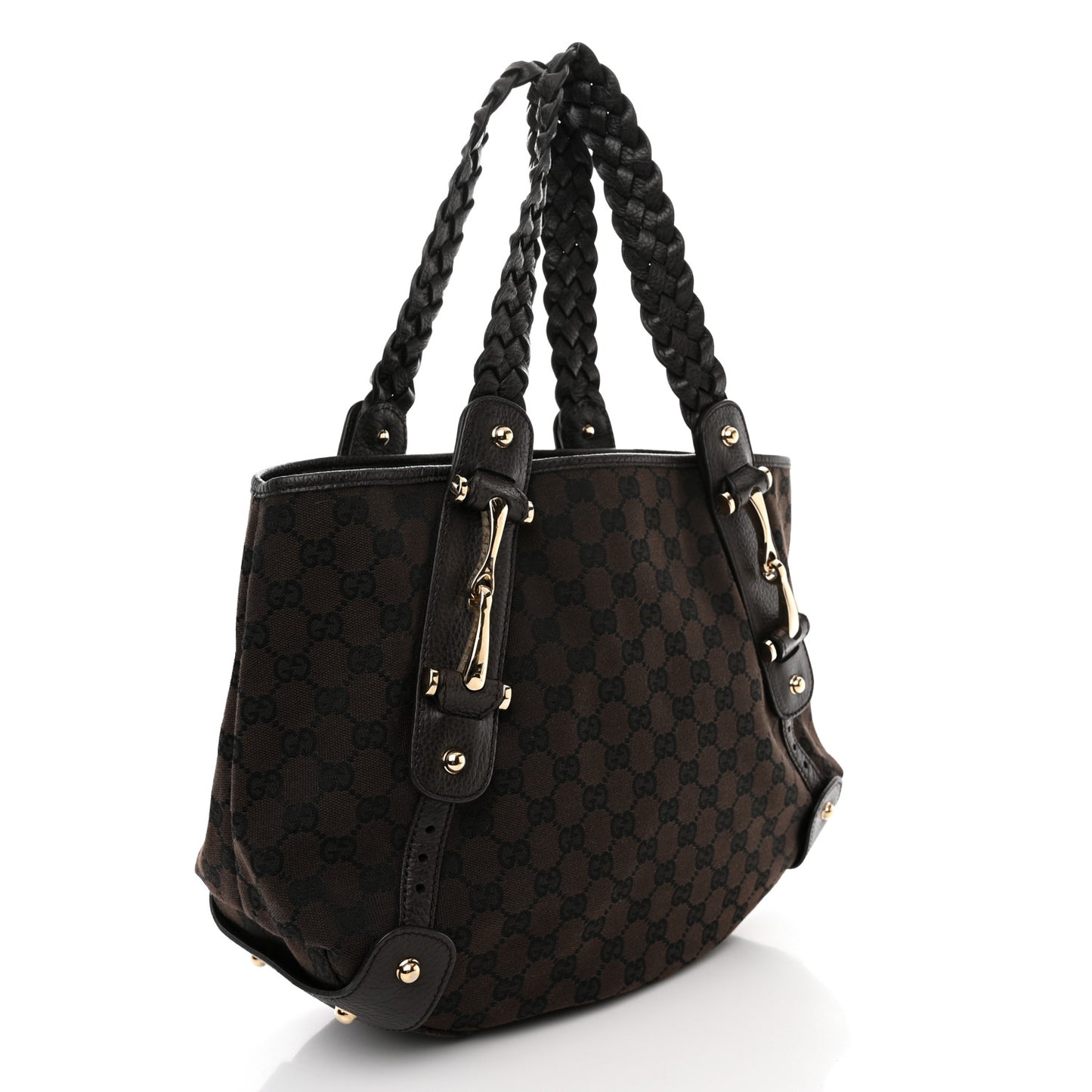 Monogram Small Pelham Shoulder Bag Black Brown