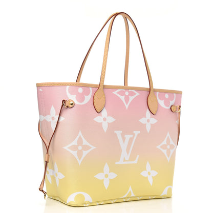 Louis Vuitton Monogram Giant By The Pool Neverfull MM Light Pink 3 of 10