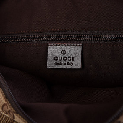 Gucci Monogram Calfskin Perforated Medium Flat Messenger Bag Dark Brown 6 of 11