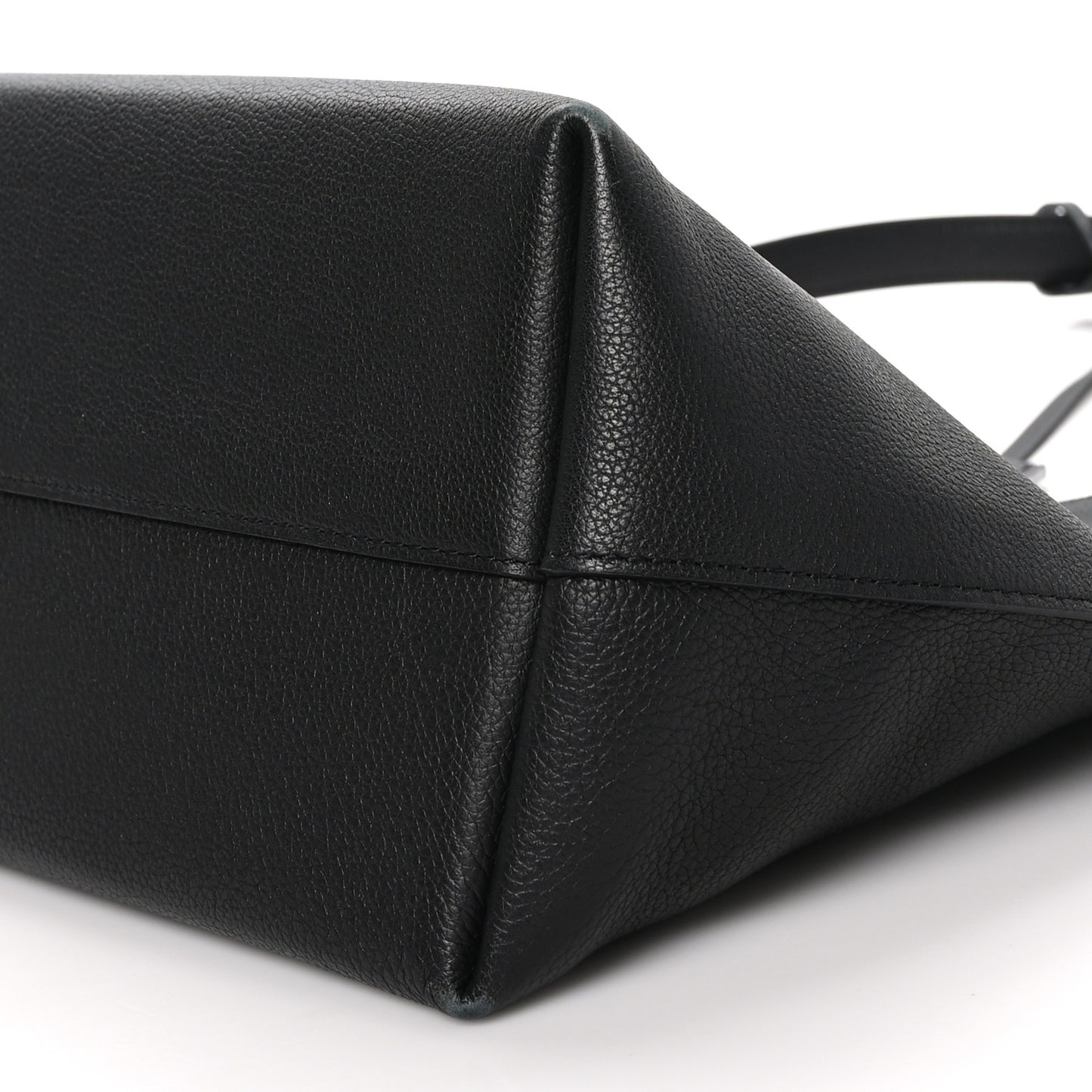 LOUIS VUITTON Calfskin Lockme Hobo Black