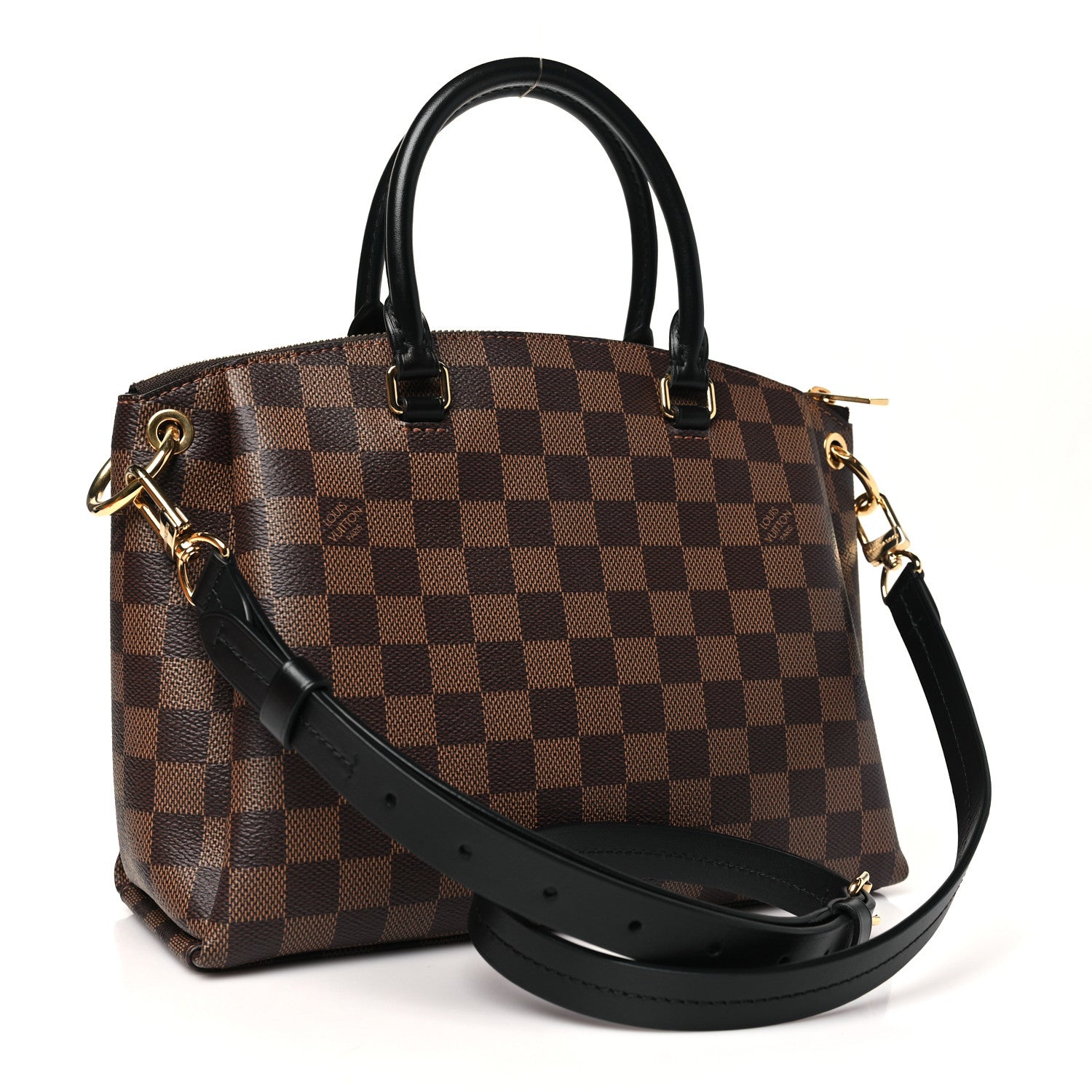 Louis Vuitton Damier Ebene Odeon Tote PM Black 3 of 10