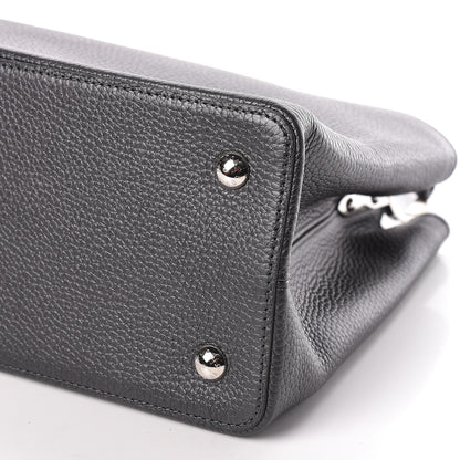 Louis Vuitton Metallic Taurillon Capucines MM Anthracite 9 of 9