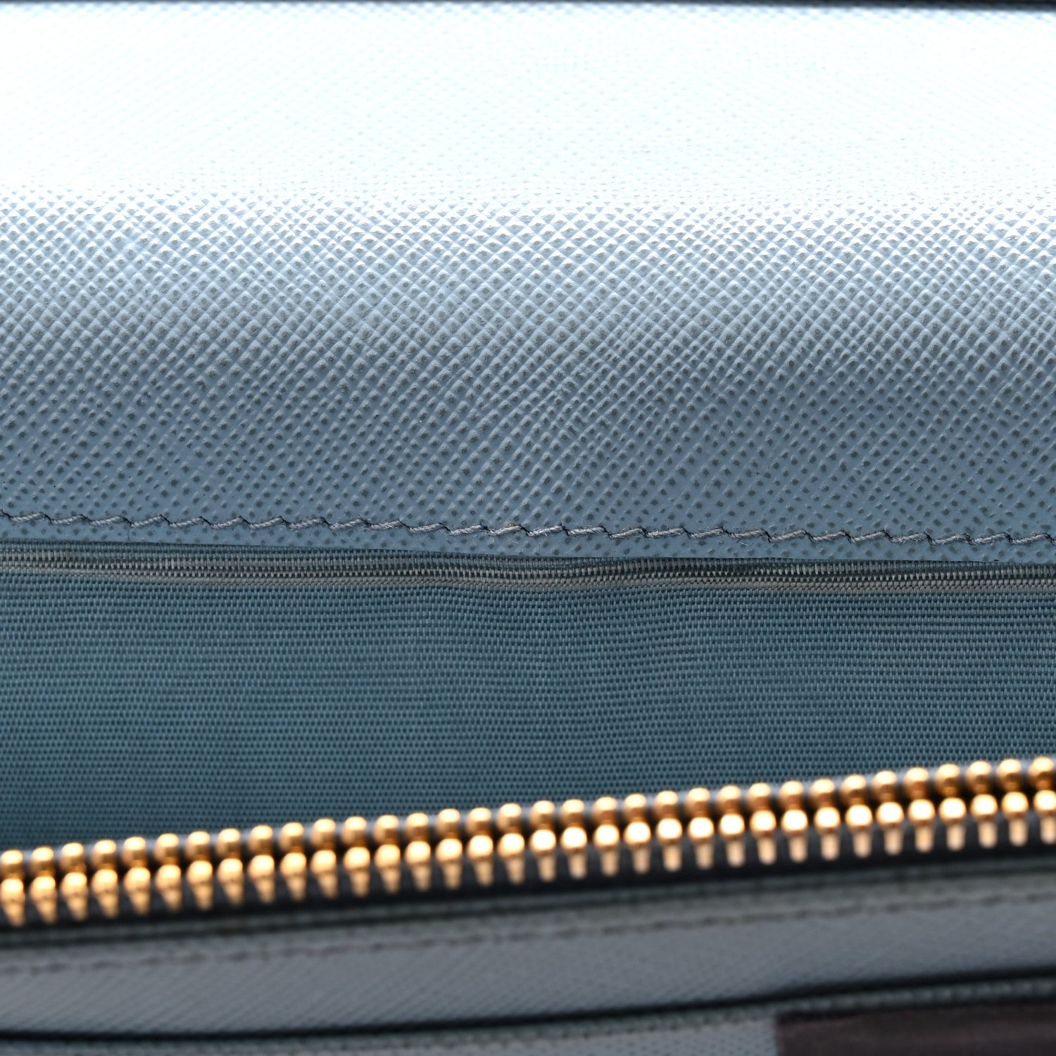 Prada Saffiano Metal Continental Wallet Astrale 9 of 14