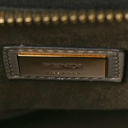 Fendi Vitello Seta Plexiglass Tortoise Medium Peekaboo Iconic Satchel Tortora 6 of 8