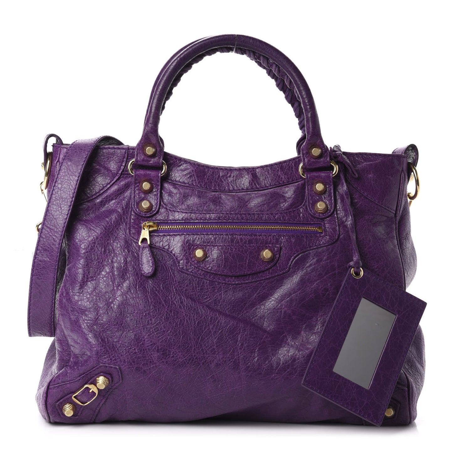 Agneau Giant 12 Gold Hardware Velo Ultraviolet
