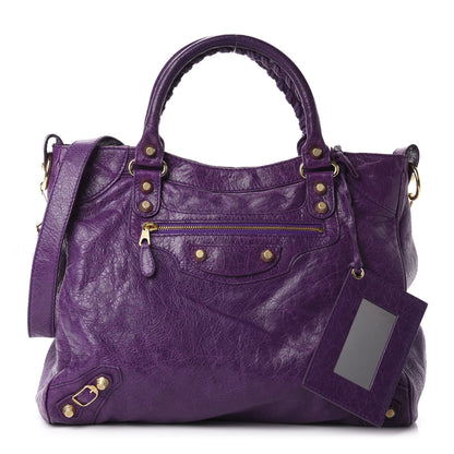 Balenciaga Agneau Giant 12 Gold Hardware Velo Ultraviolet 1 of 10
