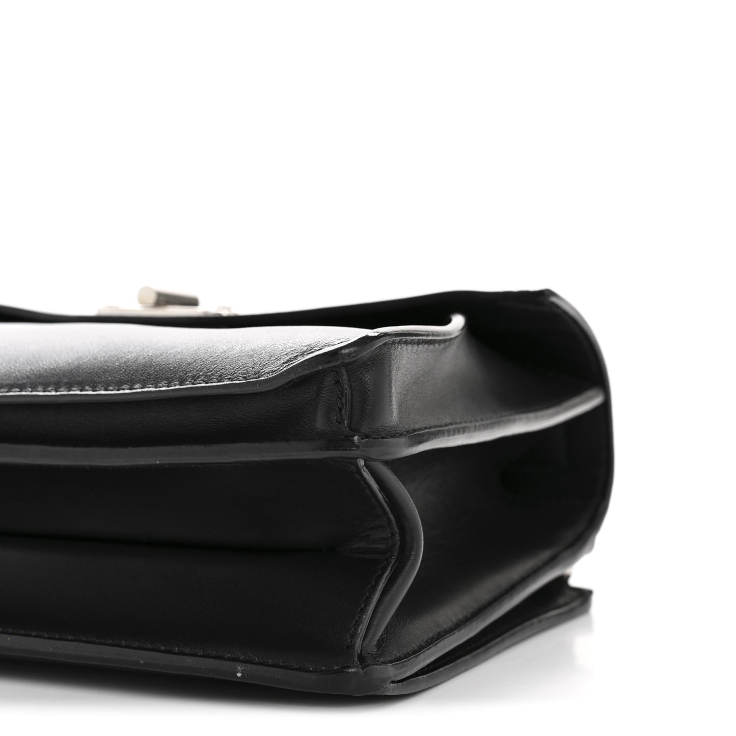 Calfskin Small Hava Top Handle Bag Black Multicolor