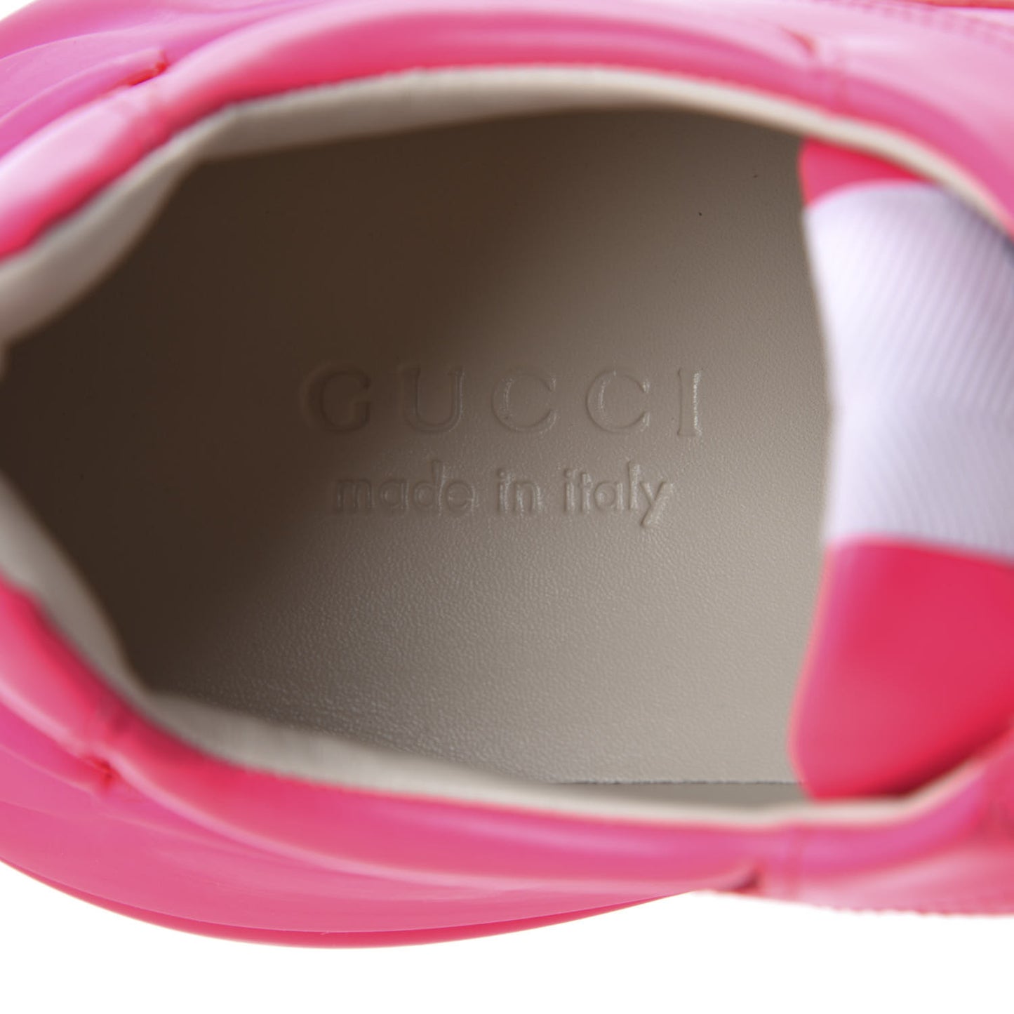 Calfskin Mens Rhyton Sneakers 10.5 Fuxia Fluo