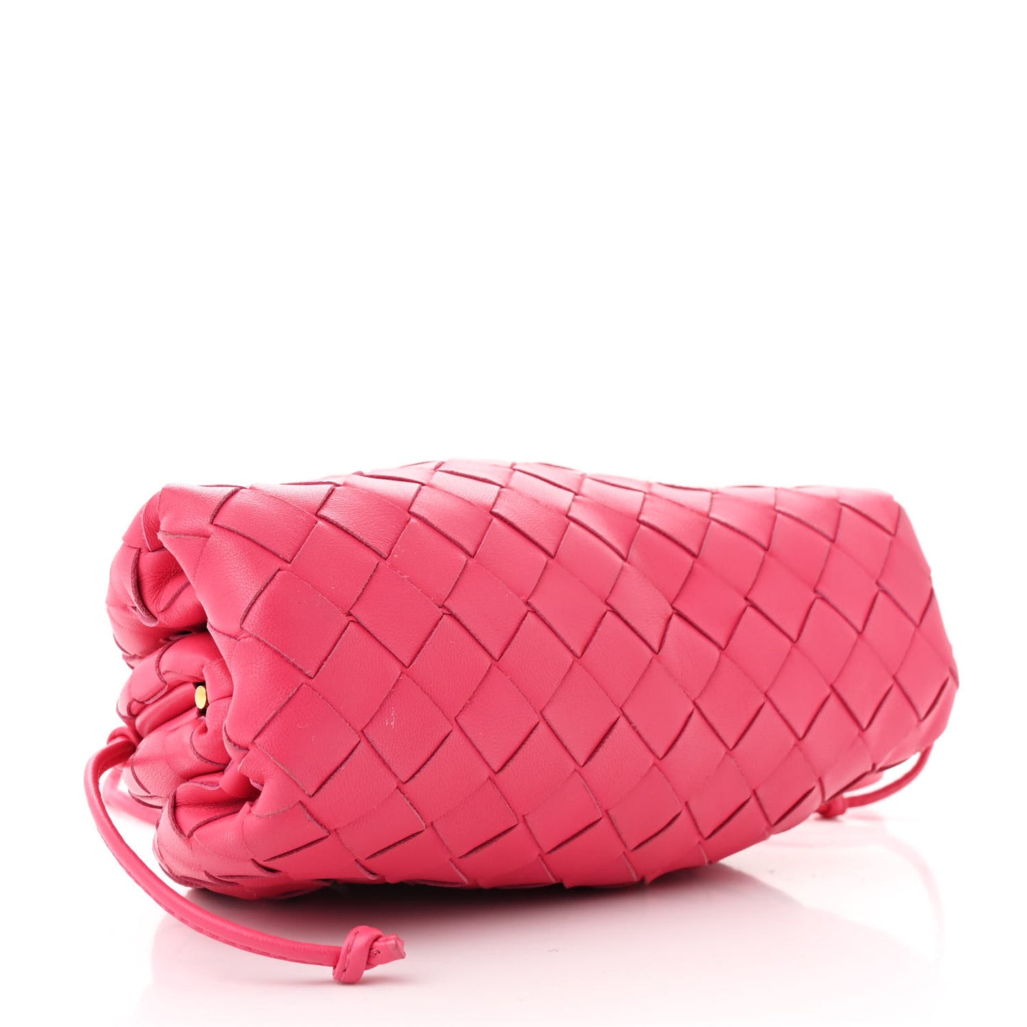 Nappa Intrecciato The Mini Pouch Rosa Shock