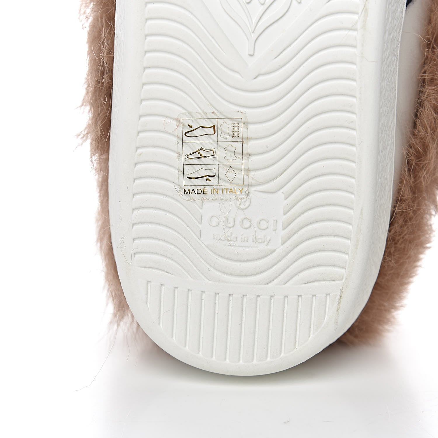 Gucci Calfskin Wool Web Bee Embroidered Mens Ace Sneakers 8 White 9 of 10