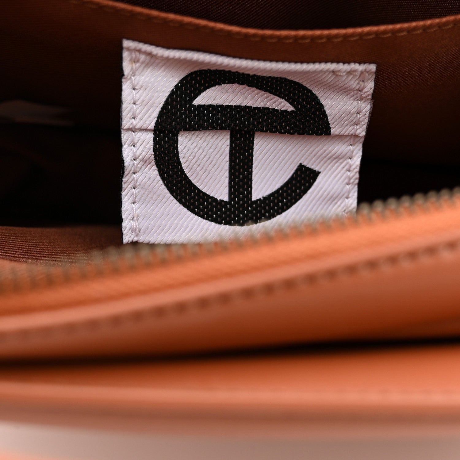 Telfar Vegan Leather Round Circle Bag Tan 6 of 11